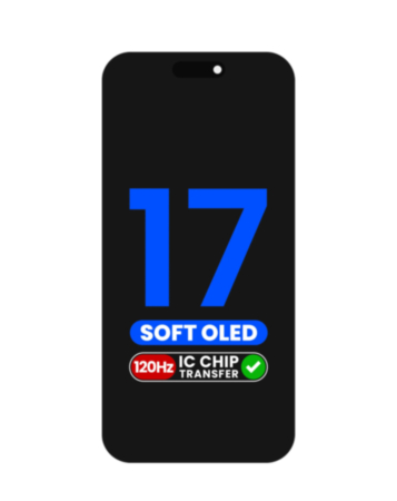 OLED Assembly for iPhone 17 (Aftermarket Pro Soft / 120HZ) (IC Transfer Eligible)
