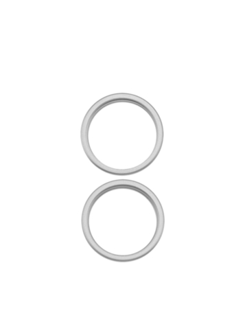 Back Camera Bezel Ring Only for iPhone 17 (WHITE) (2 Piece Set)