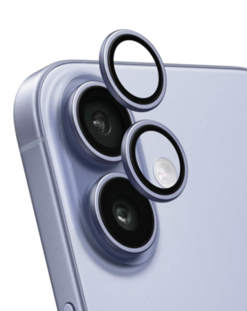 Back Camera Lens with Bracket & Bezel for iPhone 17 (MIST BLUE) (2 Piece Set) (Premium)