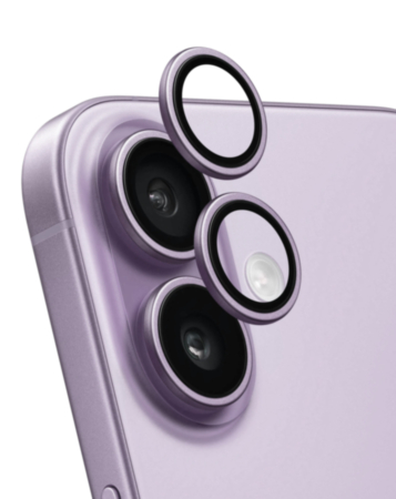 Back Camera Lens with Bracket & Bezel for iPhone 17 (PURPLE) (2 Piece Set) (Premium)