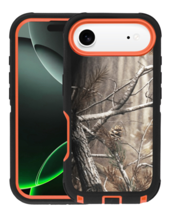 Heavy Duty Case for iPhone Air (CAMO ORANGE) (Only Ground Shipping)