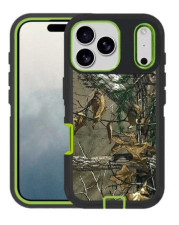 Heavy Duty Case - CAMO GREEN for iPhone 17 Pro (Only Ground Shipping)