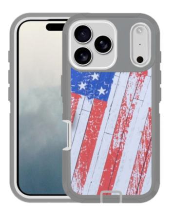 Heavy Duty Case - FLAG for iPhone 17 Pro (Only Ground Shipping)