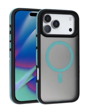 Bicolor Matte Magnetic Translucency Case - SEA BLUE for iPhone 17 Pro (Only Ground Shipping)