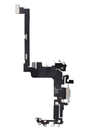 Charging Port Flex Cable for iPhone 17 Pro (Aftermarket) (International Version) (SILVER)