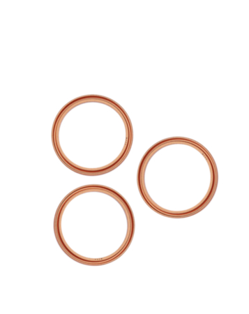 Back Camera Bezel Ring Only for iPhone 17 Pro / 17 Pro Max (Cosmic Orange) (3 Piece Set)