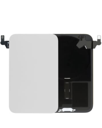 Back Glass with Frame and MagSafe Magnet for iPhone 17 Pro (SILVER) (Service Pack)