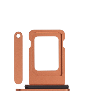 Dual Sim Card Tray for iPhone 17 Pro / 17 Pro Max (Cosmic Orange)