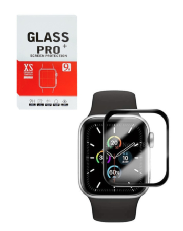 Full Glue Tempered Glass for iWatch Series 4 / 5 / 6 / SE (1st & 2nd & 3rd Gen) (44mm) (3D Curve / 1 Piece)