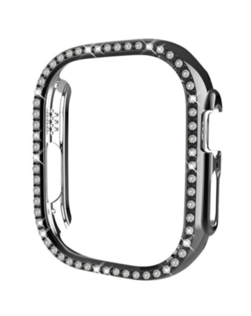 iWatch 49mm Stone PC Bumper Case - BLACK (Only Ground Shipping)