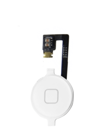 Home Button Flex Cable for iPhone 4 (WHITE)