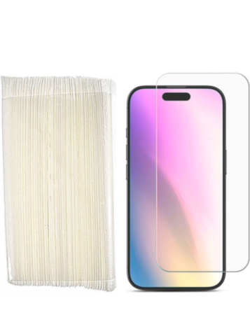 Clear Tempered Glass for iPhone 16 Pro Max / 17 Pro Max (2.5D / 50 Pcs in Bulk)