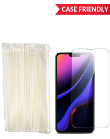 Clear Tempered Glass for iPhone 13 Mini (2.5D / Case Friendly / Pack of 50)