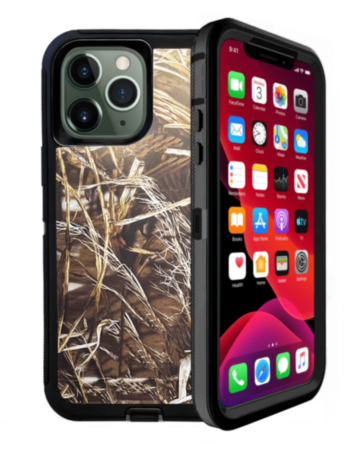 Heavy Duty Case for iPhone 11 Pro (CAMO BLACK) (Only Ground Shipping)