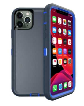 Heavy Duty Case for iPhone 11 Pro (DARK BLUE) (Only Ground Shipping)