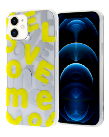 Love Me Printed Clear Case - E7 for iPhone 11 (Only Ground Shipping)