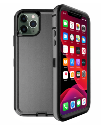 Heavy Duty Case for iPhone 11 Pro Max (BLACK) (Only Ground Shipping)