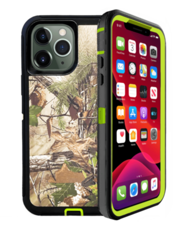 Heavy Duty Case for iPhone 11 Pro Max (CAMO GREEN) (Only Ground Shipping)