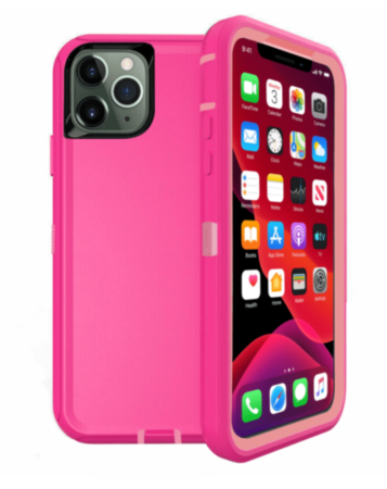 Heavy Duty Case for iPhone 11 Pro Max (HOT PINK) (Only Ground Shipping)