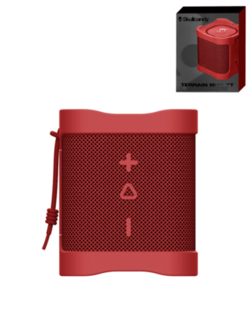 Skullcandy Terrain Mini Bluetooth Speaker (RED) (Only Ground Shipping)