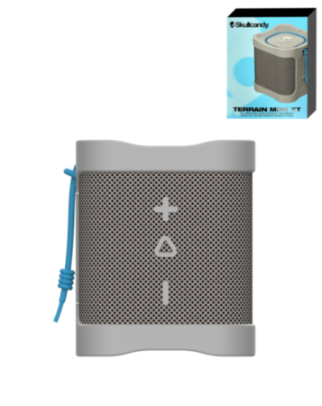 Skullcandy Terrain Mini Bluetooth Speaker (LIGHT GRAY) (Only Ground Shipping)