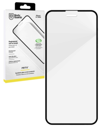 Purchase the BodyGuardz Synthetic Tempered Glass for iPhone 12 Pro Max BLACK PRTX.






