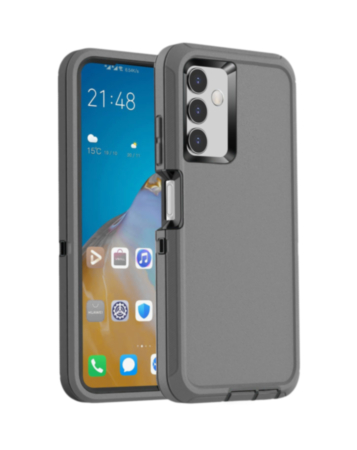 Heavy Duty Case for Galaxy A13 (DARK GRAY & BLACK) (Only Ground Shipping)