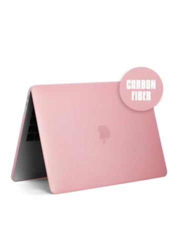 Carbon Fiber Protective Case (PINK) for MacBook Pro 14.2 (A2442 / A2779) (Only Ground Shipping)