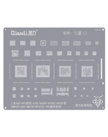 QianLi Bumblebee QS140 CPU Universal Stencil for Galaxy A60 to A90 Series (A10S / A605F / A705F / A920F / SDM450 / 660 / SM6150 / MT6762 (Not Returnable)
