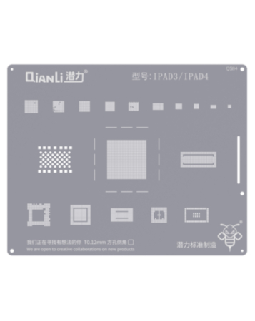 QianLi Bumblebee QS84 Stencil for iPad 3 / iPad 4 (Not Returnable)