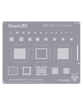 QianLi Bumblebee QS85 Stencil for iPad Mini 2 / Mini 3 / iPad 5 (Not Returnable)
