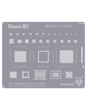 QianLi Bumblebee QS86 Stencil for iPad Mini 4 / iPad 6 (Not Returnable)
