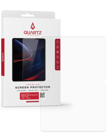 QUARTZ Clear Tempered Glass for Galaxy Tab A11 Plus 11.0" (X230 / 2025) / Tab A9 Plus (X210 & X215 & X216 & X218) (Pack of 5)