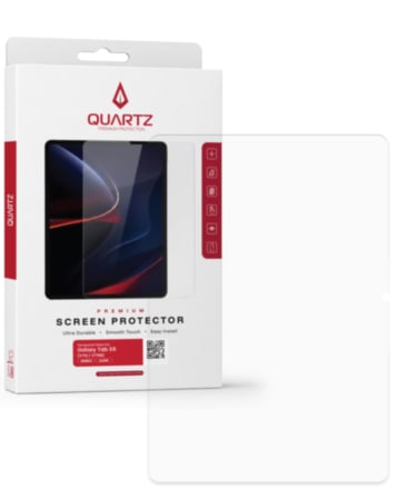 QUARTZ Clear Tempered Glass for Galaxy Tab S9 (X710 / X716B) / Tab S9 FE (X510 / X516B / X518U) / Tab S10 FE 10.9 (X520) / Tab S10 Lite (X400 / X406) / Tab S11 (X730 / X736) (Single Pack)
