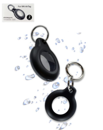 WK Waterproof Airtag Case (BLACK) (Only Ground Shipping)