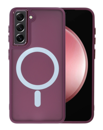 Galaxy S22 New Magnetic Wireless Charging Case - CHERRY (Only Ground Shipping)