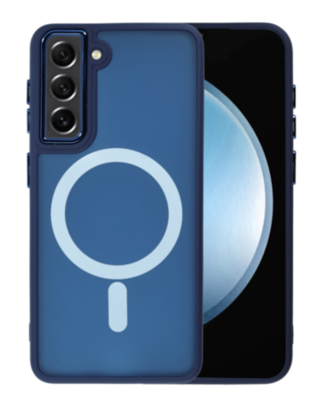 Galaxy S22 New Magnetic Wireless Charging Case - NAVY BLUE (Only Ground Shipping)