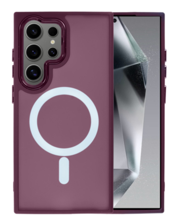 Galaxy S22 Ultra New Magnetic Wireless Charging Case - CHERRY (Only Ground Shipping)