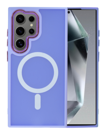 Galaxy S22 Ultra New Magnetic Wireless Charging Case - PURPLE (Only Ground Shipping)