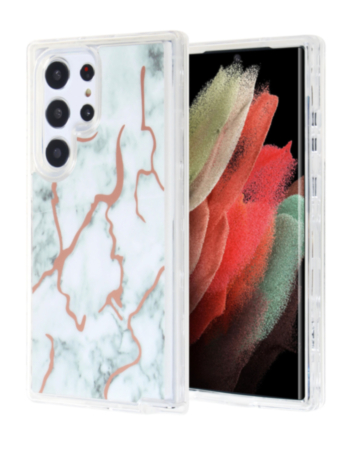 Galaxy S23 New Fashion Heavy Duty Case - WHITE (Only Ground Shipping)