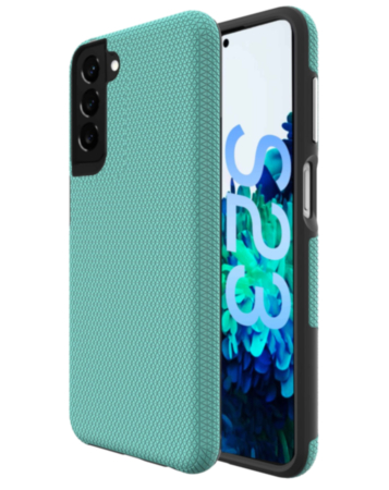 Galaxy S23 Shock Absorption Protective Dual Layer Case - TEAL (Only Ground Shipping)