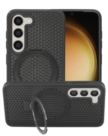 Galaxy S23 Heat Dissipation Case with Kickstand - BLACK (Only Ground Shipping)