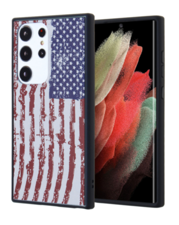 Galaxy S23 Square Case - US FLAG (Only Ground Shipping)