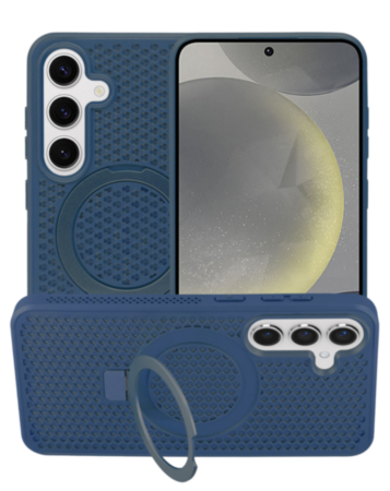 Galaxy S23FE Heat Dissipation Case with Kickstand - BLUE (Only Ground Shipping)