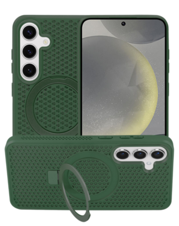 Galaxy S23FE Heat Dissipation Case with Kickstand - GREEN (Only Ground Shipping)