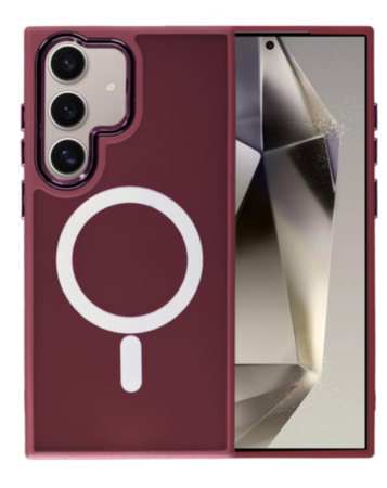 Galaxy S23 Plus New Magnetic Wireless Charging Case - CHERRY (Only Ground Shipping)