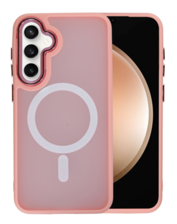 Galaxy S24FE New Magnetic Wireless Charging Case - PINK (Only Ground Shipping)