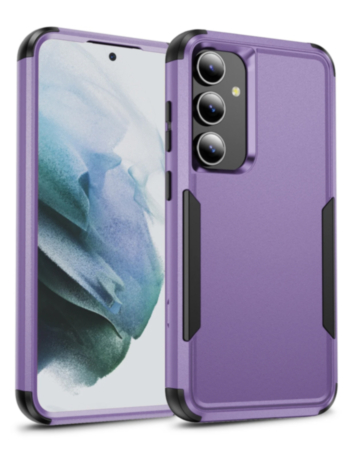 Galaxy S24FE Layers Shockproof Strong Case - PURPLE (Only Ground Shipping)