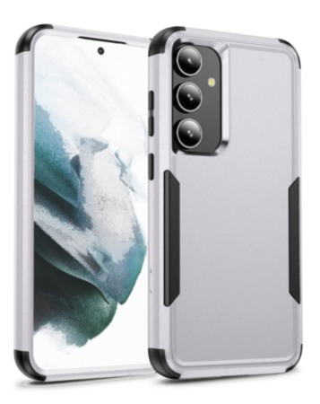 Galaxy S24FE Layers Shockproof Strong Case - WHITE (Only Ground Shipping)
