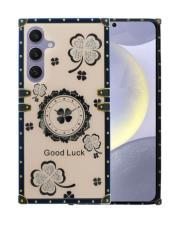 Galaxy S24FE Lucky Flowers Design Case - ROSE GOLD (Only Ground Shipping)